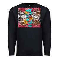 Black mama cowhide  sunflowers Premium Sweatshirt - LillyAllenDesigns
