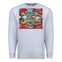Heather Grey mama cowhide  sunflowers Premium Sweatshirt - LillyAllenDesigns