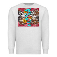 Oatmeal Heather mama cowhide  sunflowers Premium Sweatshirt - LillyAllenDesigns