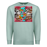 Seafoam mama cowhide  sunflowers Premium Sweatshirt - LillyAllenDesigns