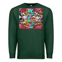 Sports Green mama cowhide  sunflowers Premium Sweatshirt - LillyAllenDesigns