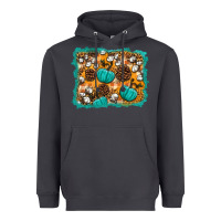 Smoke fall pumpkin distressed background Heavyweight Hoodie - BundleAndBundleShop