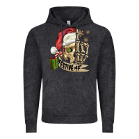 Vintage Black festive af christmas skull Vintage Hoodie - FaDigitalArtStudio