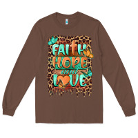 Chestnut faith hope and love Long Sleeve Tee - BarkalooDesign