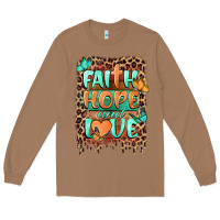 Toasted Coconut faith hope and love Long Sleeve Tee - BarkalooDesign