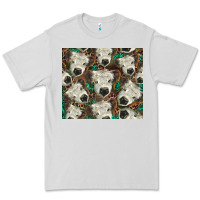 Dove Grey white Scottish calf Premium Tee - BarkalooDesign
