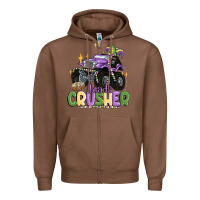 Chestnut beads crusher Zipper Hoodie - MaliasSmallBusiness