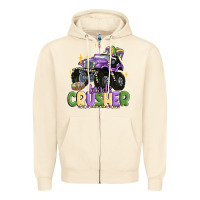 Sandshell beads crusher Zipper Hoodie - MaliasSmallBusiness