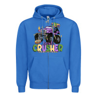 True Royal beads crusher Zipper Hoodie - MaliasSmallBusiness