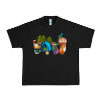 Black camp coffee cups ado Urban Heavy Tee - AdoDesignShop
