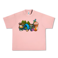 Salmon camp coffee cups ado Urban Heavy Tee - AdoDesignShop