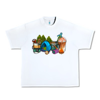 White camp coffee cups ado Urban Heavy Tee - AdoDesignShop