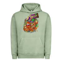 Pigment Oil Green throw me something mister Urban Hoodie - CowGirlArtShop