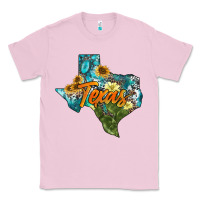 Bubblegum Pink western texas map Classic Tee - AdoDesignShop