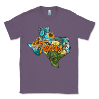 Lavender western texas map Classic Tee - AdoDesignShop