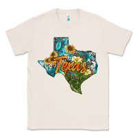 Natural western texas map Classic Tee - AdoDesignShop