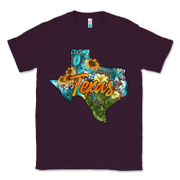 Plum western texas map Classic Tee - AdoDesignShop