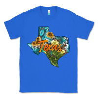 True Royal western texas map Classic Tee - AdoDesignShop