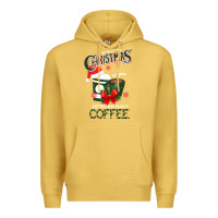 Antique Gold All I Want For Christmas Is You Just Kidding I Want Coffee Premium Hoodie - Bettercallsaul