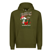 Army Green All I Want For Christmas Is You Just Kidding I Want Coffee Premium Hoodie - Bettercallsaul