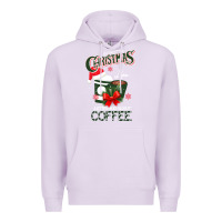 Lilac All I Want For Christmas Is You Just Kidding I Want Coffee Premium Hoodie - Bettercallsaul