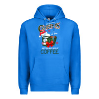 True Royal All I Want For Christmas Is You Just Kidding I Want Coffee Premium Hoodie - Bettercallsaul