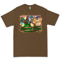 Cacao Happy easter rooster chicken and chick Premium Tee - RanaPortraitStore