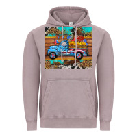 Vintage Zinc western  american truck sunflowers  mousepad Vintage Hoodie - HRA Design Shop