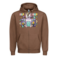 Chestnut hip hop easter Zipper Hoodie - MaliasSmallBusiness