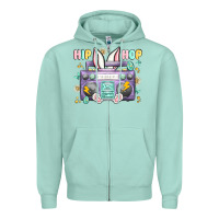 Seafoam hip hop easter Zipper Hoodie - MaliasSmallBusiness