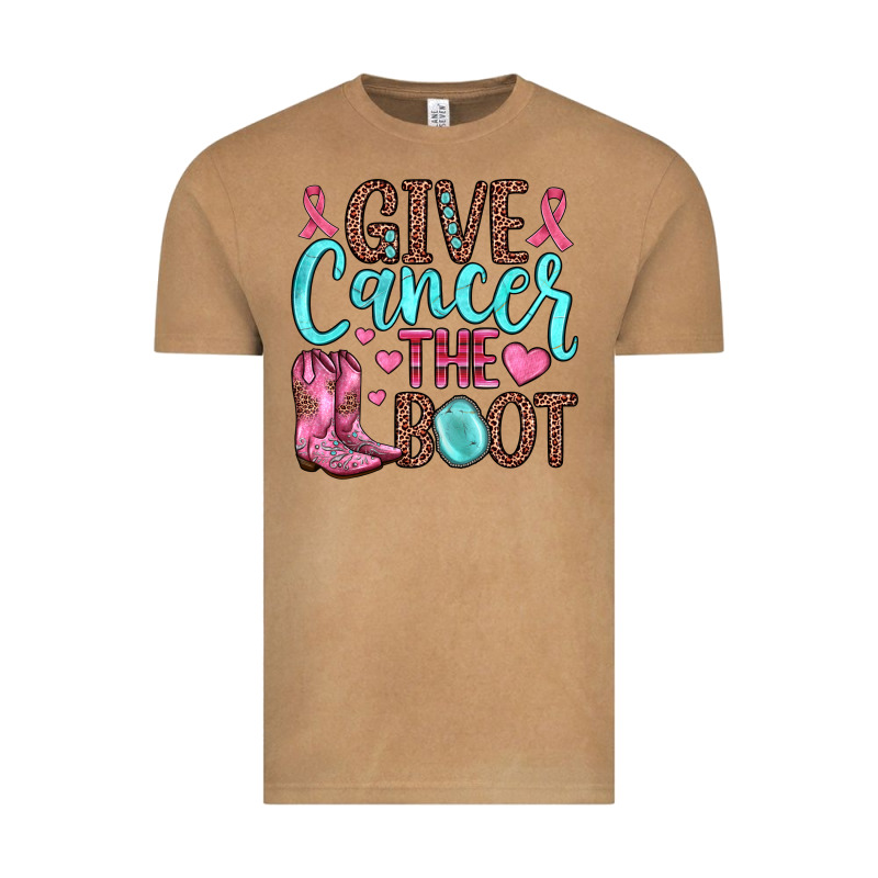 Give Cancer The Boot Vintage Tee by JahusDesignShop | Teevron