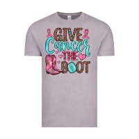 Vintage Zinc give cancer the boot Vintage Tee - JahusDesignShop