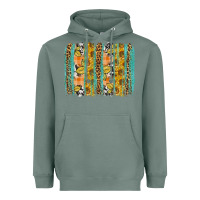 Sage fall sunflower brushstroke Heavyweight Hoodie - BundleAndBundleShop