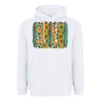 White fall sunflower brushstroke Heavyweight Hoodie - BundleAndBundleShop