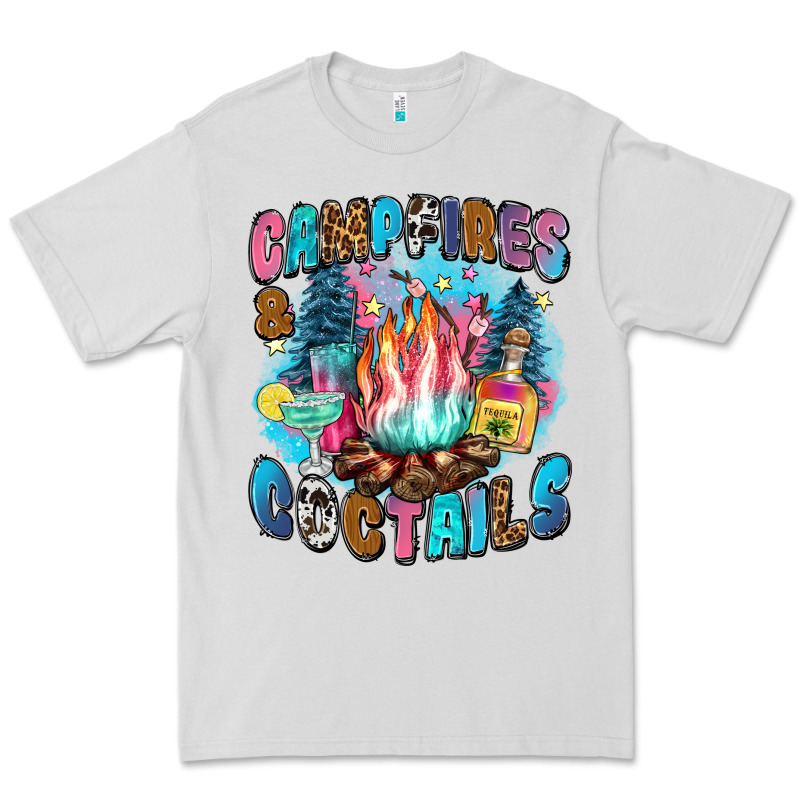 Campfires And Coctails Premium Tee by Zillion Design Studio | Teevron