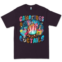 Plum campfires and coctails Premium Tee - Zillion Design Studio