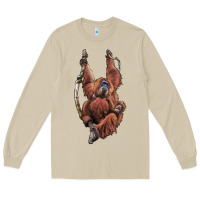 Mushroom Orangutan And Baby Long Sleeve Tee - LillyAllenDesigns