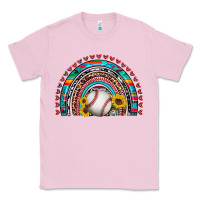 Bubblegum Pink baseball rainbow Classic Tee - Artiststas