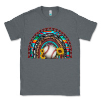Charcoal Heather baseball rainbow Classic Tee - Artiststas