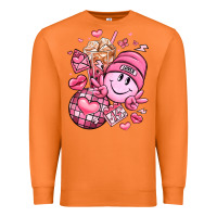 Carrot retro valentines day Premium Sweatshirt - LillyAllenDesigns