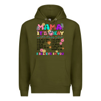 Army Green mama it's okay Premium Hoodie - JahusDesignShop