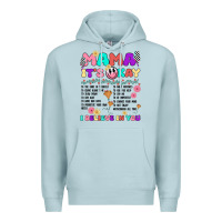 Blue Mist mama it's okay Premium Hoodie - JahusDesignShop