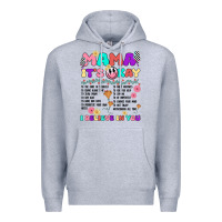 Heather Grey mama it's okay Premium Hoodie - JahusDesignShop