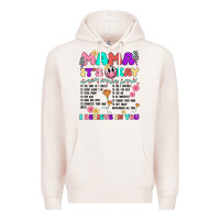 Pale Pink mama it's okay Premium Hoodie - JahusDesignShop