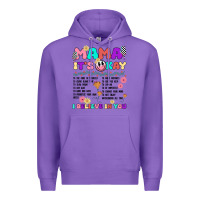 Purple mama it's okay Premium Hoodie - JahusDesignShop
