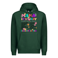 Sports Green mama it's okay Premium Hoodie - JahusDesignShop
