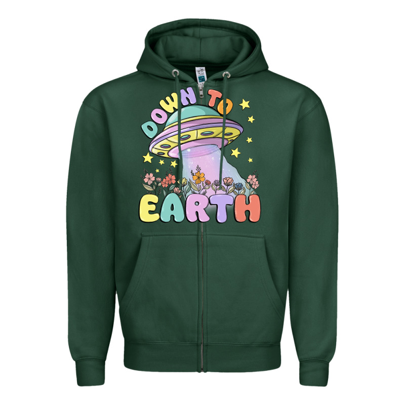 Down To Earth Zipper Hoodie by MaliasSmallBusiness | Teevron