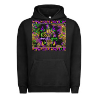 Pigment Black mardi gras fleur de lis Urban Hoodie - CowGirlArtShop