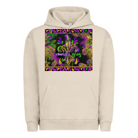 Pigment French Oak mardi gras fleur de lis Urban Hoodie - CowGirlArtShop