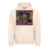 Sandshell mardi gras fleur de lis Urban Hoodie - CowGirlArtShop